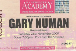 Manchester Ticket 2009